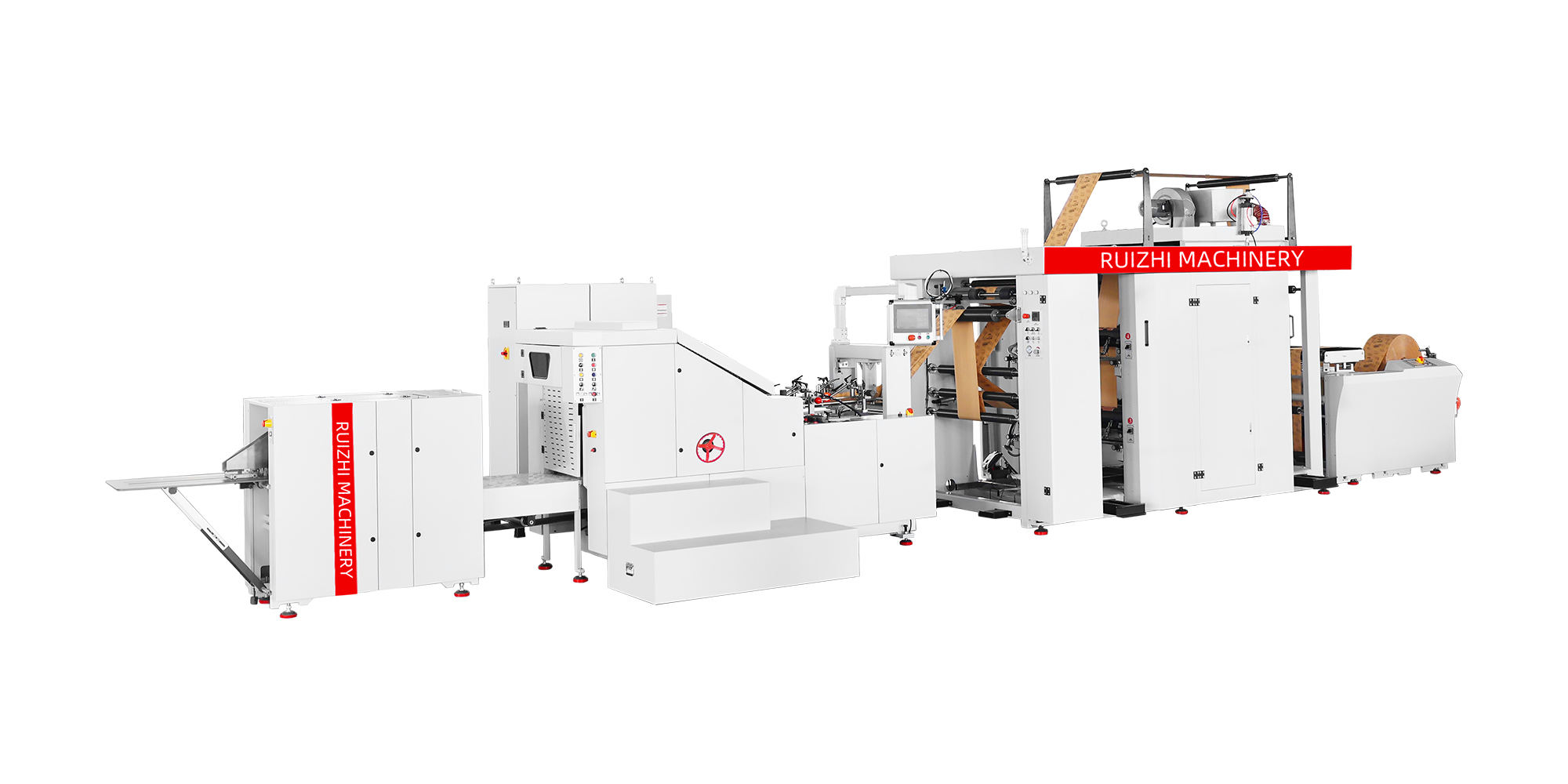 RZFD-190方底連印刷紙袋機:品質與效率的完美結合 RZFD-190方底連印刷紙袋機