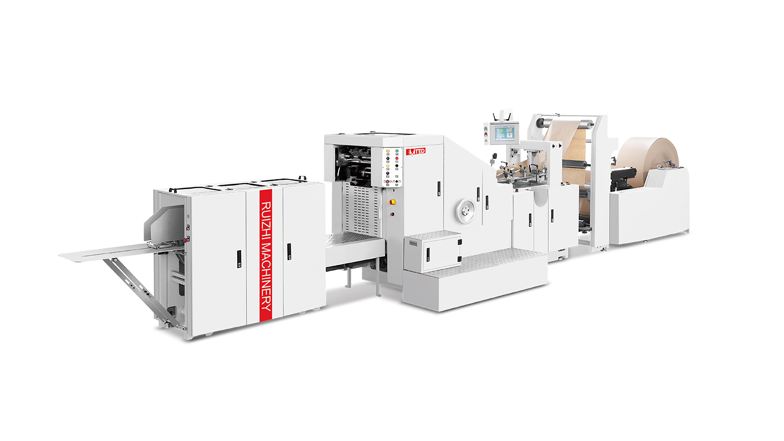 銳志機械RZFD-190高速方底紙袋機連體印刷機:助力環(huán)保解決方案