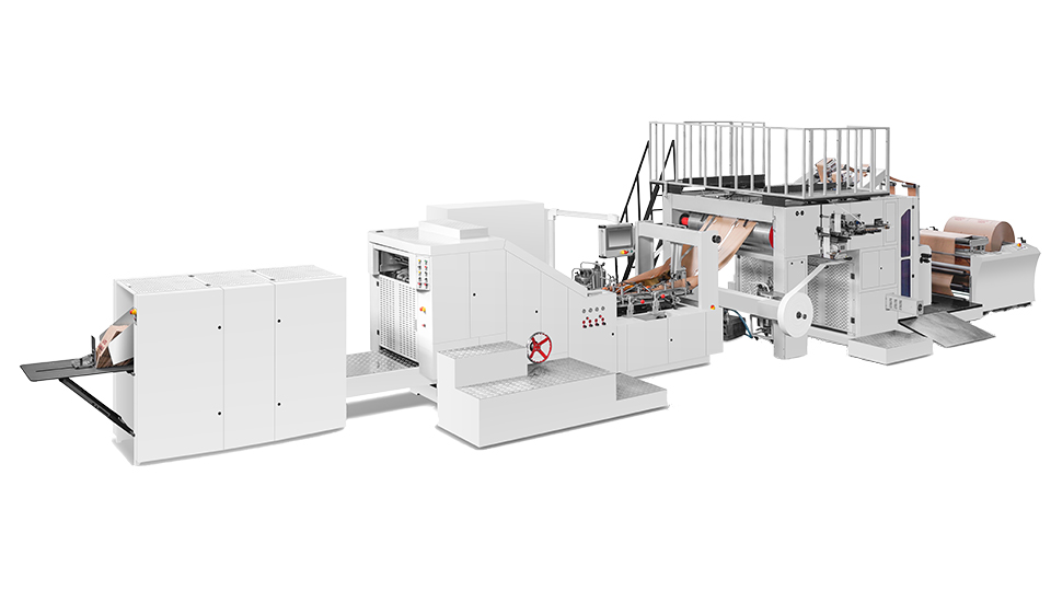 銳志機械RZFD-330(IF)全自動扁繩內折方底紙袋機
